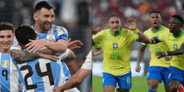 ব্রাজিল ও আর্জেন্টিনার প্রীতি ম্যাচের সময়সূচি ঘোষণা