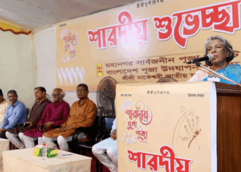 Sharmeen says all religious festivals in New Bangladesh will be celebrated in joy and harmony