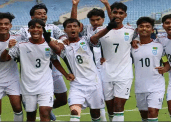 বাহরাইনকে হারিয়ে এশিয়া কাপের স্বপ্ন আরও উজ্জ্বল করল বাংলাদেশ অনূর্ধ্ব–১৭ দল