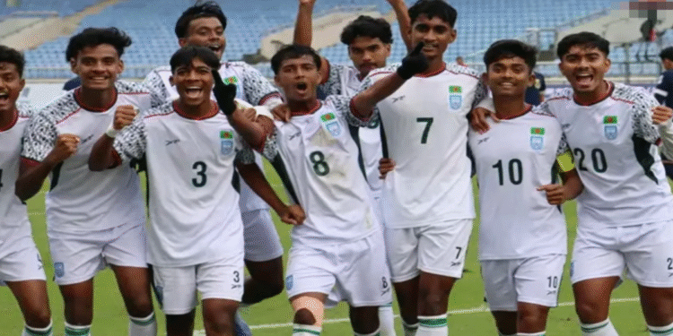 বাহরাইনকে হারিয়ে এশিয়া কাপের স্বপ্ন আরও উজ্জ্বল করল বাংলাদেশ অনূর্ধ্ব–১৭ দল