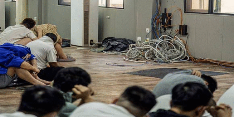 থাই সীমান্তে অনলাইন প্রতারণা কেন্দ্রয়ে মিয়ানমার সেনাবাহিনীর অভিযান, গ্রেপ্তার প্রায় ৩৫০