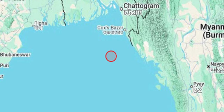 মধ্যরাতে বঙ্গোপসাগরে ভূমিকম্প, কাঁপল টেকনাফ