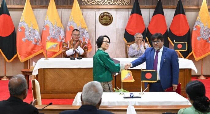 বাংলাদেশ ও ভুটানের মধ্যে দুইটি সমঝোতা স্মারক সই