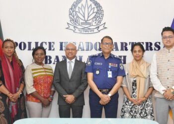 আইজিপির সঙ্গে কমনওয়েলথ প্রতিনিধিদলের সাক্ষাৎ