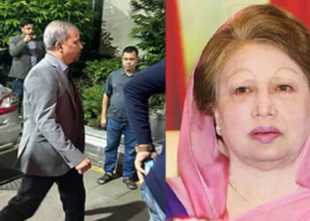 খালেদা জিয়ার খোঁজ নিতে মধ্যরাতে হাসপাতালে গেলেন আইন উপদেষ্টা আসিফ নজরুল