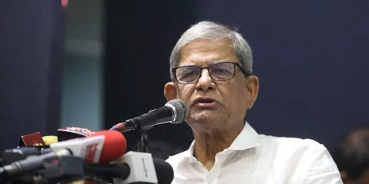 টালবাহানা না করে দ্রুত নির্বাচনী শিডিউল ঘোষণা করুন: মির্জা ফখরুল