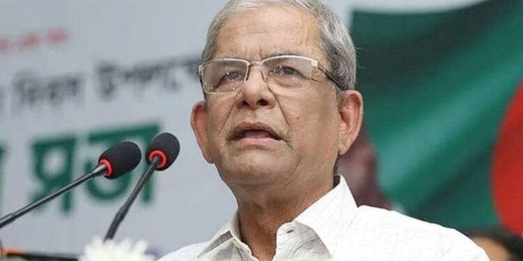 বর্তমান সংকট অন্তর্বর্তী সরকার তৈরি করেছে: মির্জা ফখরুল