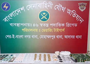 মোহাম্মদপুরের জেনেভা ক্যাম্পে গভীর রাতে সেনা অভিযান, বিপুল বিস্ফোরক ও মাদক উদ্ধার