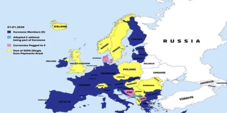 ২০২৬ সালে কোন দেশগুলো ইউরো ব্যবহার শুরু করবে