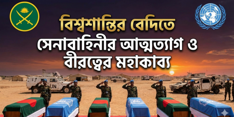 বিশ্বশান্তির বেদিতে সেনাবাহিনীর আত্মত্যাগ ও বীরত্বের মহাকাব্য