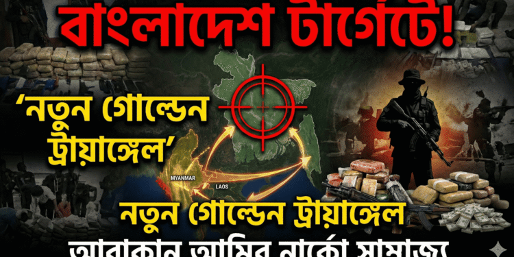 বাংলাদেশ টার্গেটে! ‘নতুন গোল্ডেন ট্রায়াঙ্গেল’ ও আরাকান আর্মির নার্কো সাম্রাজ্য