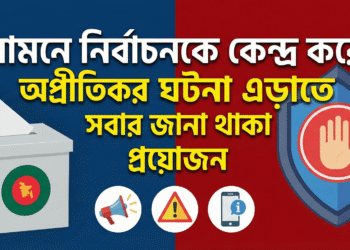 সামনে নির্বাচনকে কেন্দ্র করে অপ্রীতিকর ঘটনা এড়াতে সবার জানা থাকা প্রয়োজন
