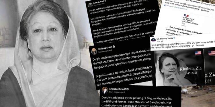 বেগম খালেদা জিয়ার মৃত্যুতে বিশ্বনেতাদের শোক: ‘হারাল এক ঐতিহাসিক ও আপসহীন নেতৃত্ব’