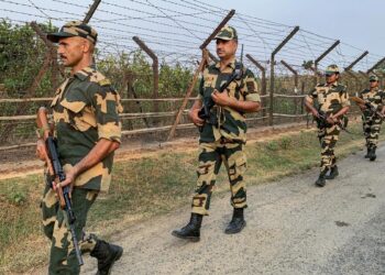 ভারত–বাংলাদেশ সীমান্তে বিএসএফ জওয়ান গুলিবিদ্ধ
