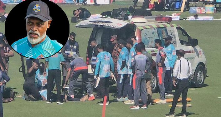 বিপিএলে শোকের ছায়া: মাঠেই শেষ নিঃশ্বাস ত্যাগ করলেন পেস বোলিং কোচ মাহবুব আলী জাকি