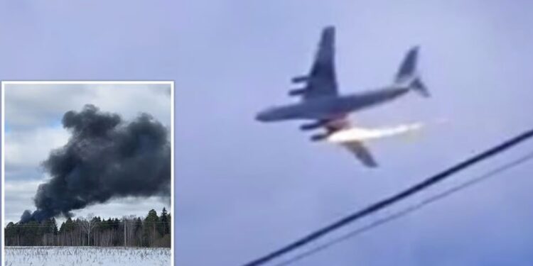 রাশিয়ায় সামরিক কার্গো বিমান বিধ্বস্ত, নিহত ৭