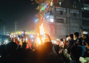 মহানবী (সা.)-কে নিয়ে কটূক্তির অভিযোগে গণপিটুনিতে যুবক নিহত, মরদেহে আগুন