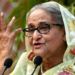 ভারত থেকে প্রথম ভাষণে অন্তর্বর্তী সরকারকে আক্রমণ শেখ হাসিনা