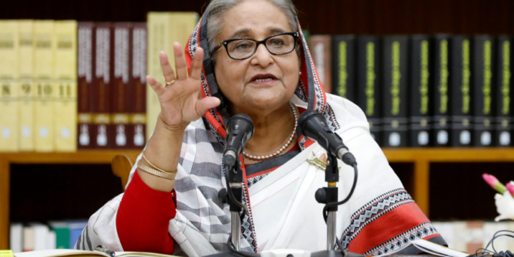 সংবিধানিক শাসন ফিরিয়ে আনা আমার প্রথম অগ্রাধিকার, জি নেটওয়ার্ককে শেখ হাসিনা