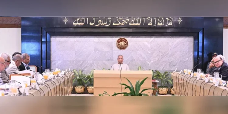 প্রধান উপদেষ্টার সভাপতিত্বে উপদেষ্টা পরিষদের বৈঠক