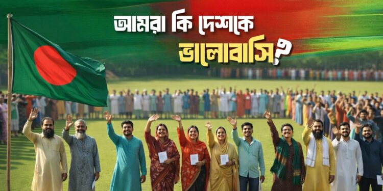 আমরা কি সত্যিই বাংলাদেশকে ভালোবাসি?