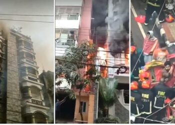 উত্তরায় অগ্নিকাণ্ডে ৬ মৃত্যু
