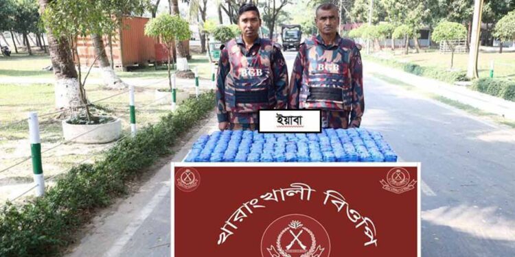 টেকনাফ সীমান্তে বিজিবির সঙ্গে গোলাগুলি, ৬ কোটি টাকার ২ লাখ ইয়াবা উদ্ধার