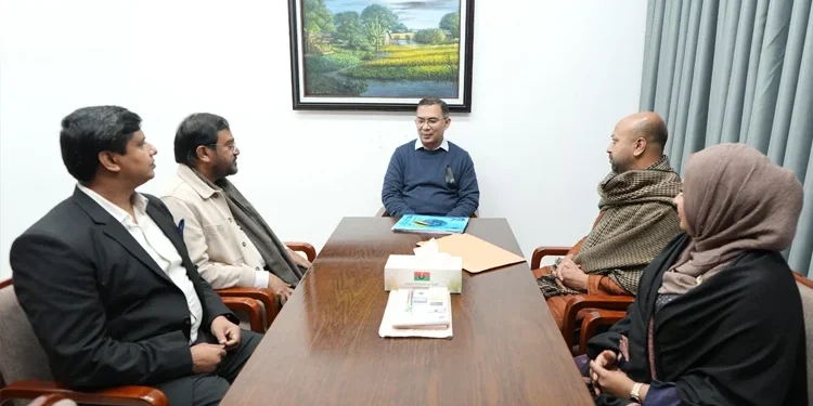 জাতীয় স্বার্থে সবাই এক থাকবে: তারেক রহমানের সঙ্গে বৈঠক শেষে এবি পার্টি