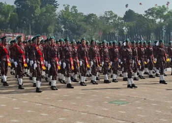 দেশমাতৃকার সার্বভৌমত্ব রক্ষার শপথ নিলেন বিজিবির নতুন ৩০২৩ সদস্য