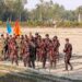 ফুলবাড়ী সীমান্তে সড়ক নির্মাণে উত্তেজনা