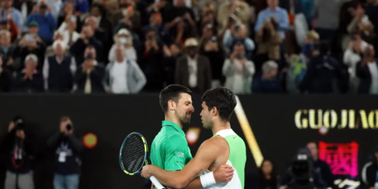 অস্ট্রেলিয়ান ওপেনে জকোভিচকে হারিয়ে ইতিহাস গড়লেন আলকারাজ