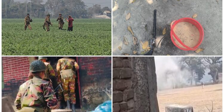 ভোটকেন্দ্রের বাইরে ককটেল বিস্ফোরণ ঘটনায় ৫ জনকে ধরল সেনাবাহিনী