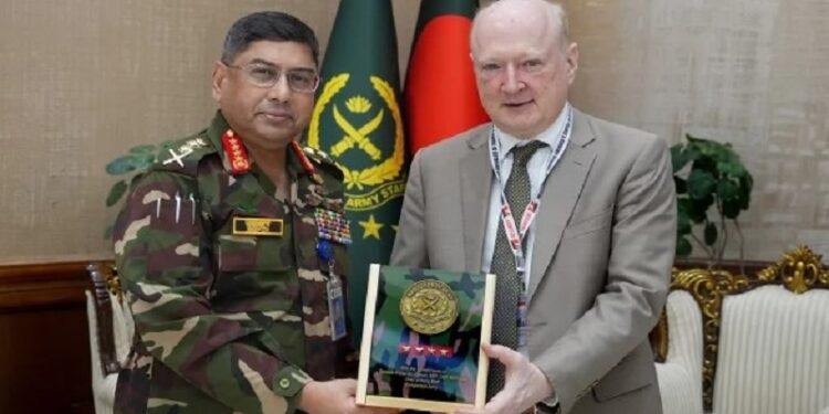 সেনাপ্রধানের সঙ্গে জার্মান রাষ্ট্রদূতের সৌজন্য সাক্ষাৎ