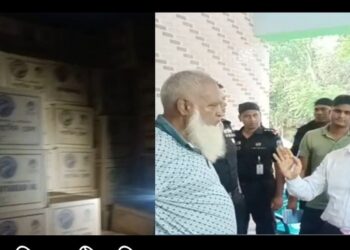 ব্যবসায়ীর বাড়ি থেকে ৩৭ হাজার লিটার তেল জব্দ, ৪০ হাজার টাকা জরিমানা