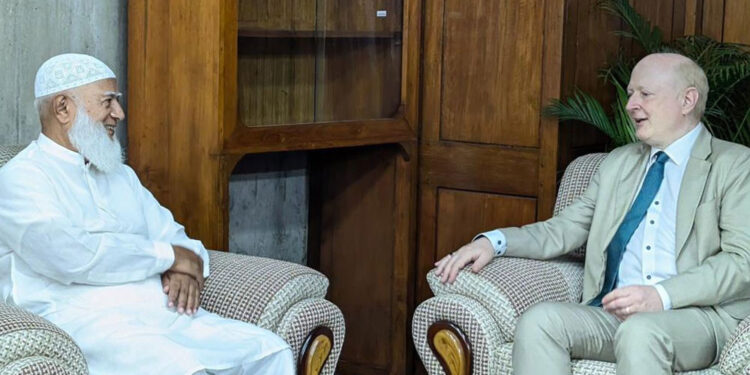 জামায়াত আমিরের সঙ্গে জার্মান রাষ্ট্রদূতের বৈঠক