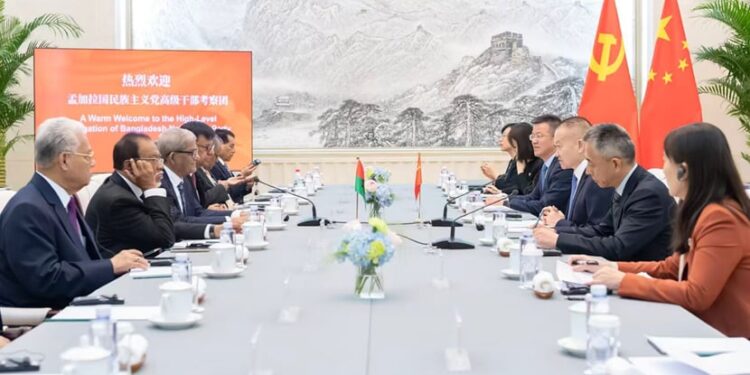 বিএনপি প্রতিনিধিদলের সঙ্গে চীনের শীর্ষ নেতৃত্বের দ্বিপাক্ষিক বৈঠক অনুষ্ঠিত