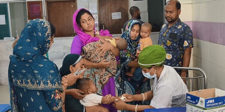 ২৪ ঘণ্টায় ময়মনসিংহ মেডিকেলে হাম আক্রান্ত ২১ শিশু ভর্তি