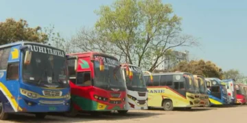 বাস মালিকদের দ্বন্দ্বে রাজশাহী–নাটোর রুটে বাস চলাচল বন্ধ, যাত্রীদের ভোগান্তি