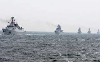 তাইওয়ান প্রণালি ঘিরে উত্তেজনা, পূর্ব চীন সাগরে যৌথ মহড়া চালাল চীন