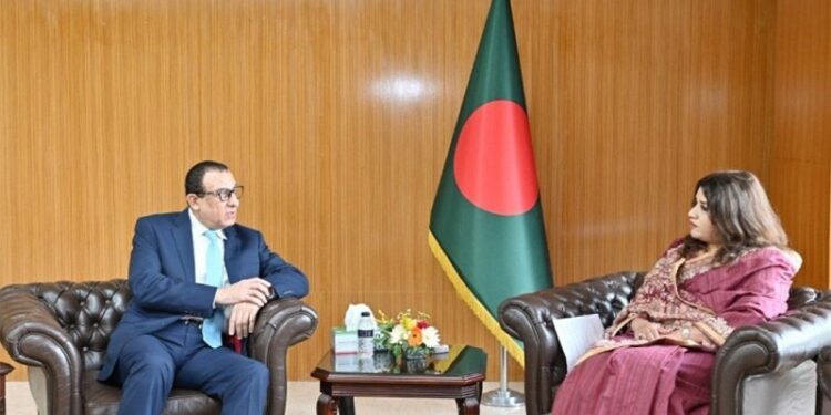 পররাষ্ট্র প্রতিমন্ত্রীর সঙ্গে ফিলিস্তিন রাষ্ট্রদূতের সাক্ষাৎ