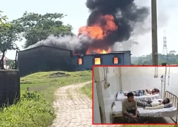 সিলেটের দক্ষিণ সুরমায় গ্যাস সিলিন্ডারের একটি গোডাউনে ভয়াবহ বিস্ফোরণ