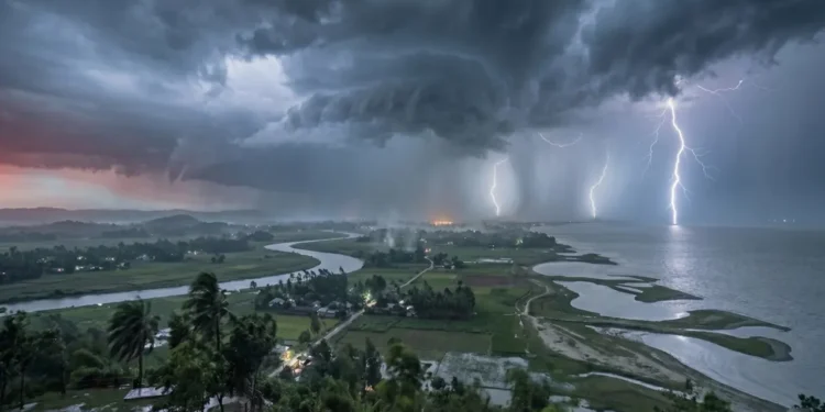 ৩ অঞ্চলে ‍দুপুরের মধ্যে ঝড়ো হাওয়াসহ বজ্রবৃষ্টির আভাস